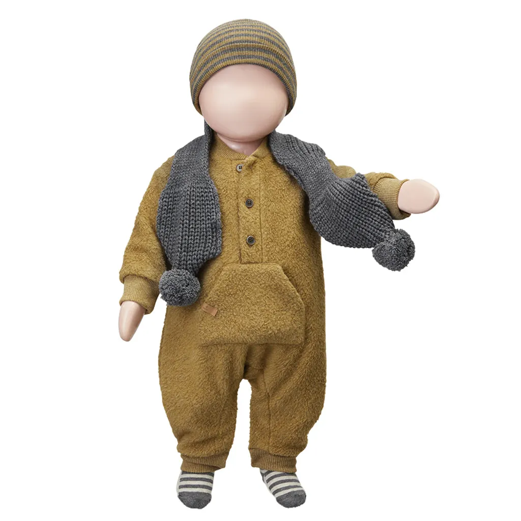 1  In The Family Baby Dalmau Socks Oatmeal Cream Stripes