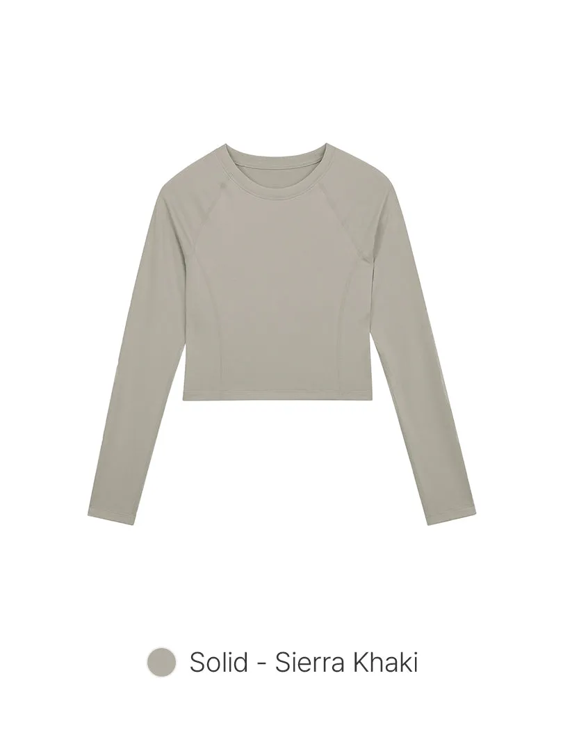 Airtouch Pace Cropped Long Sleeve