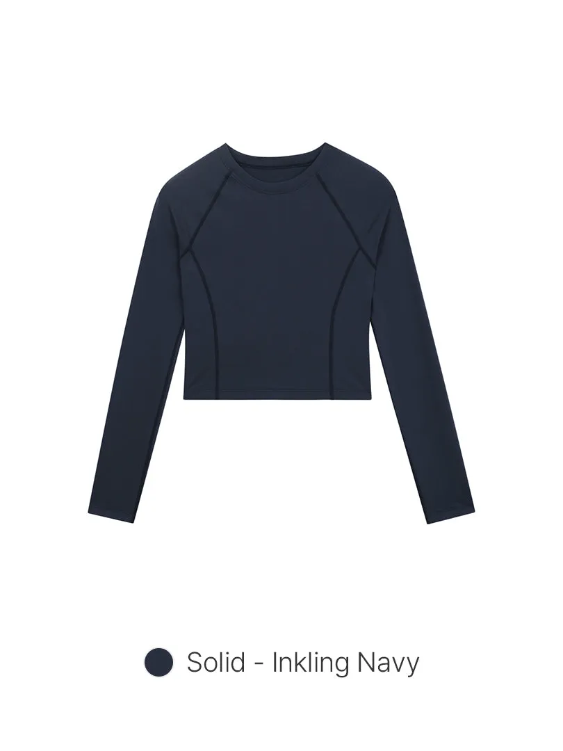 Airtouch Pace Cropped Long Sleeve