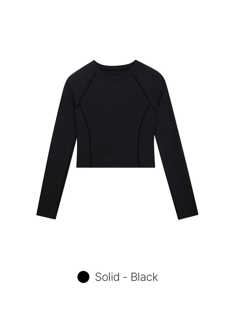 Airtouch Pace Cropped Long Sleeve