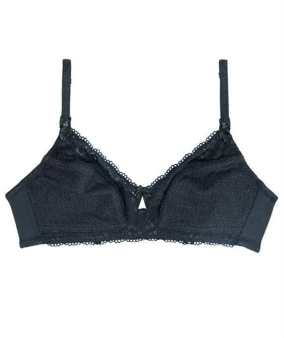 Bendon Classic Comfort Wire-free Maternity Bra - Black