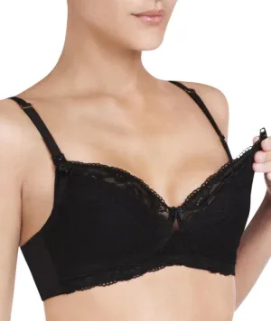 Bendon Classic Comfort Wire-free Maternity Bra - Black