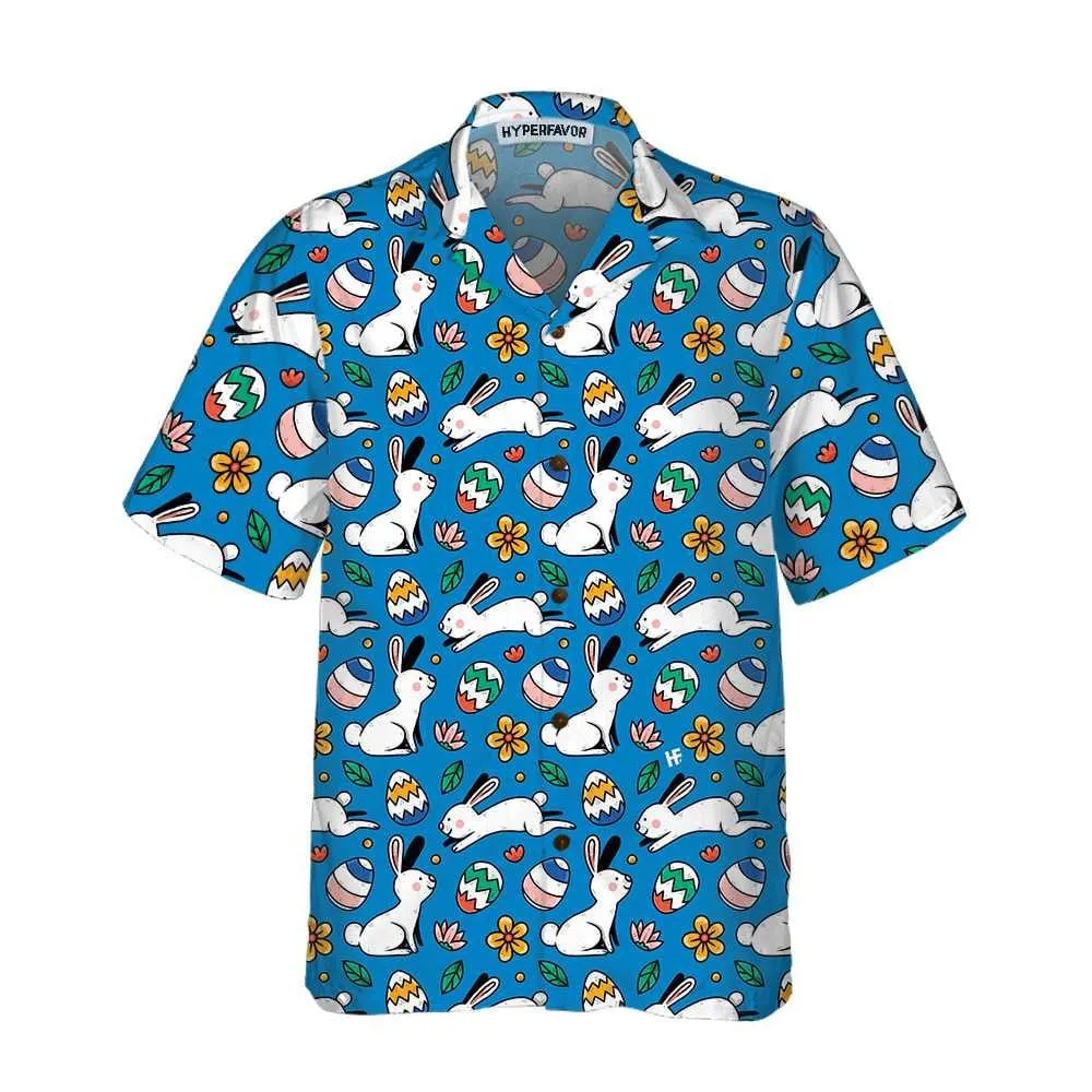 Bunny Egg Easter Hawaiian Shirt - Easter Hawaiian Shirts For Men & Women