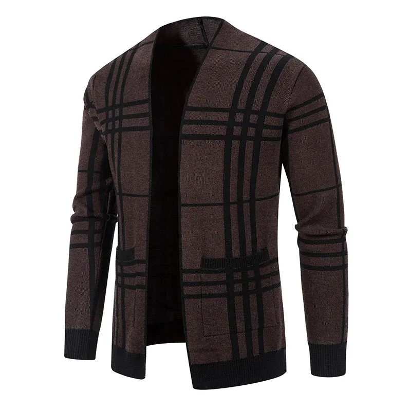 Cardigan Knit Winter Sweater | Popular Male Apparel and Accessories