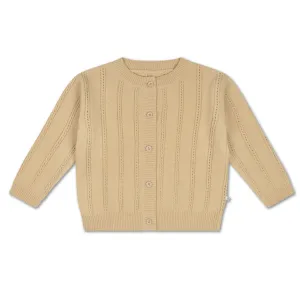Cardigan Round Neck Vintage Cream