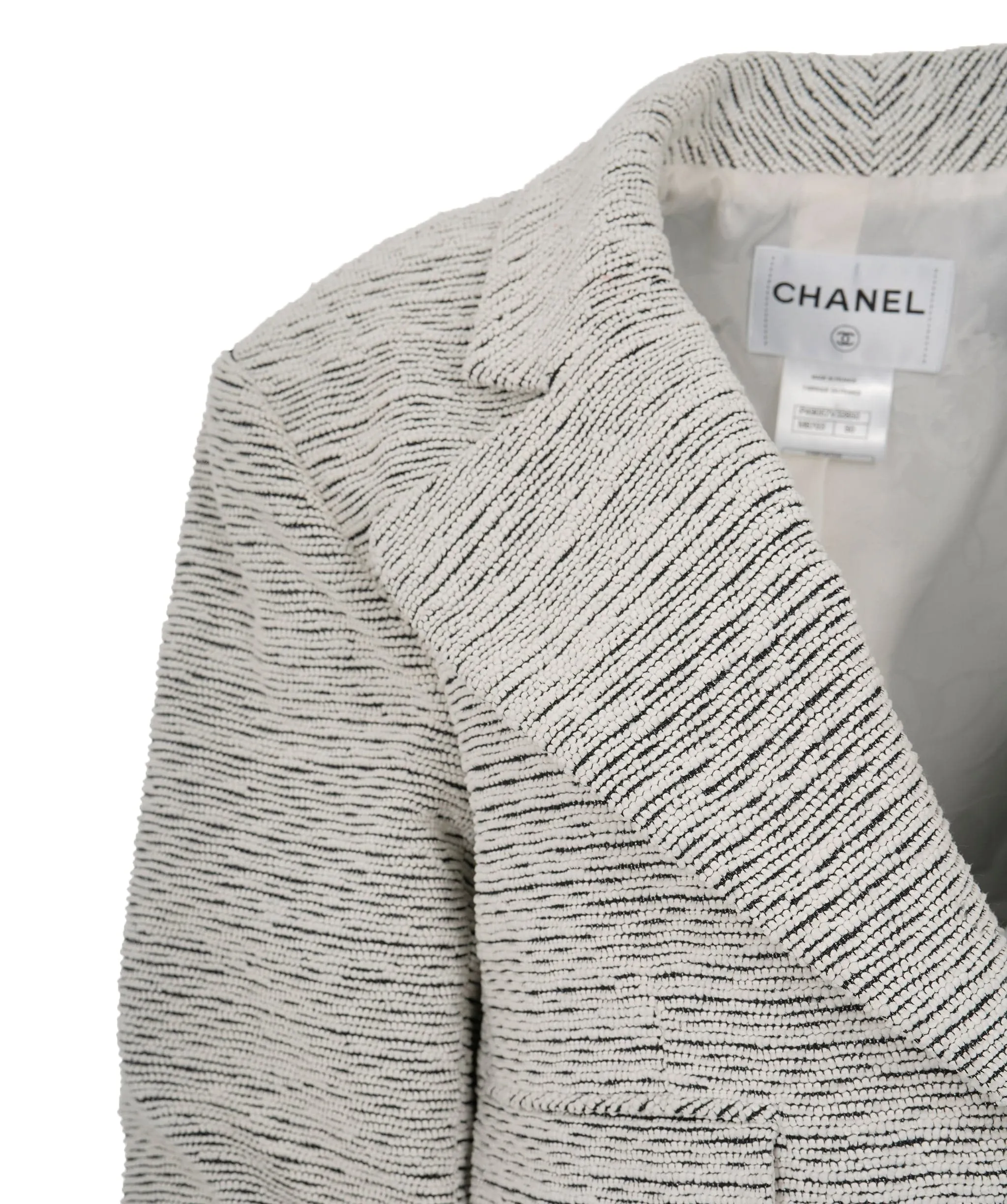 Chanel 2014 Tweed Pattern Blazer UKL1371