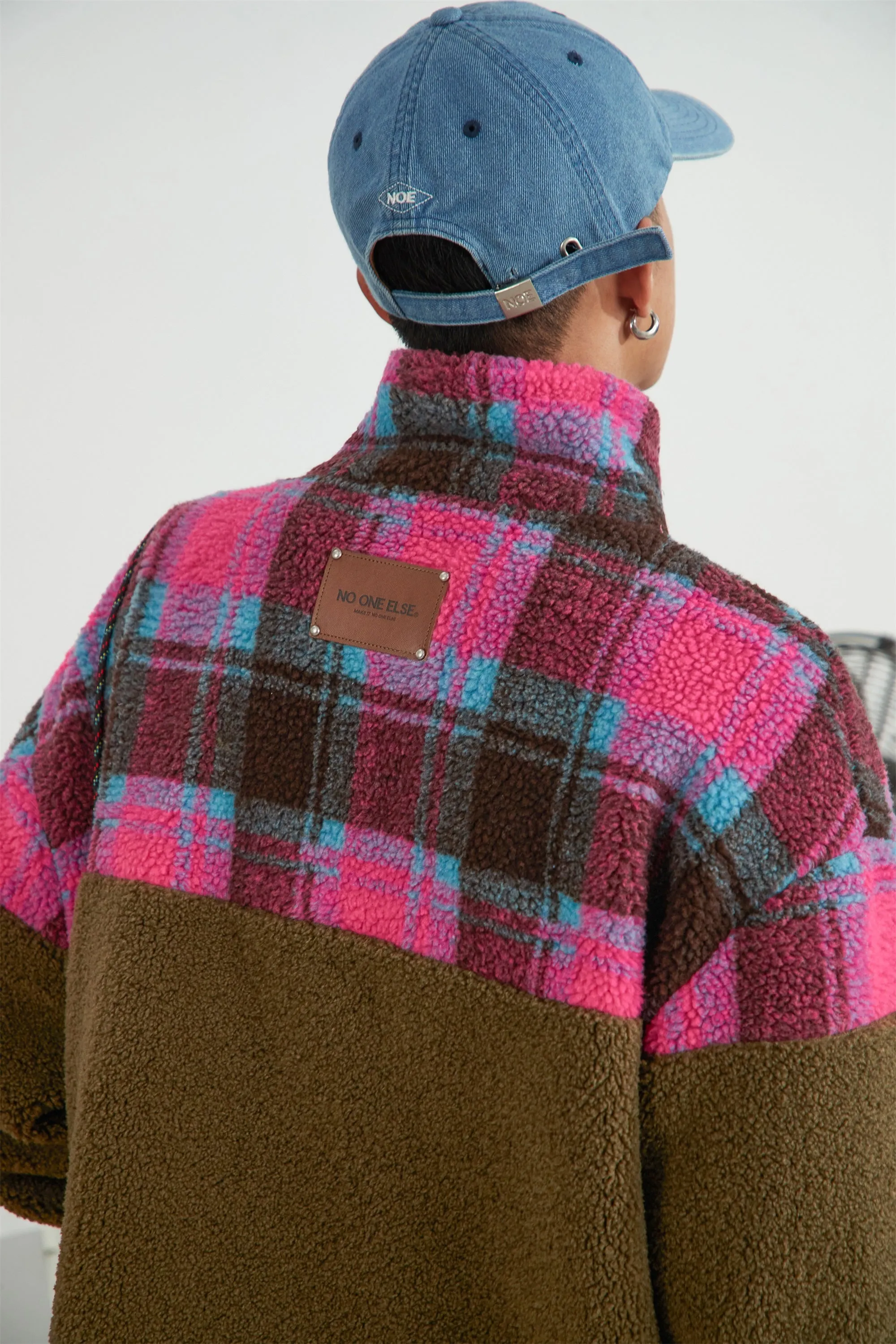 Check Half-Zip Sweater