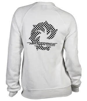 Checker Ladies Crew Sweatshirt