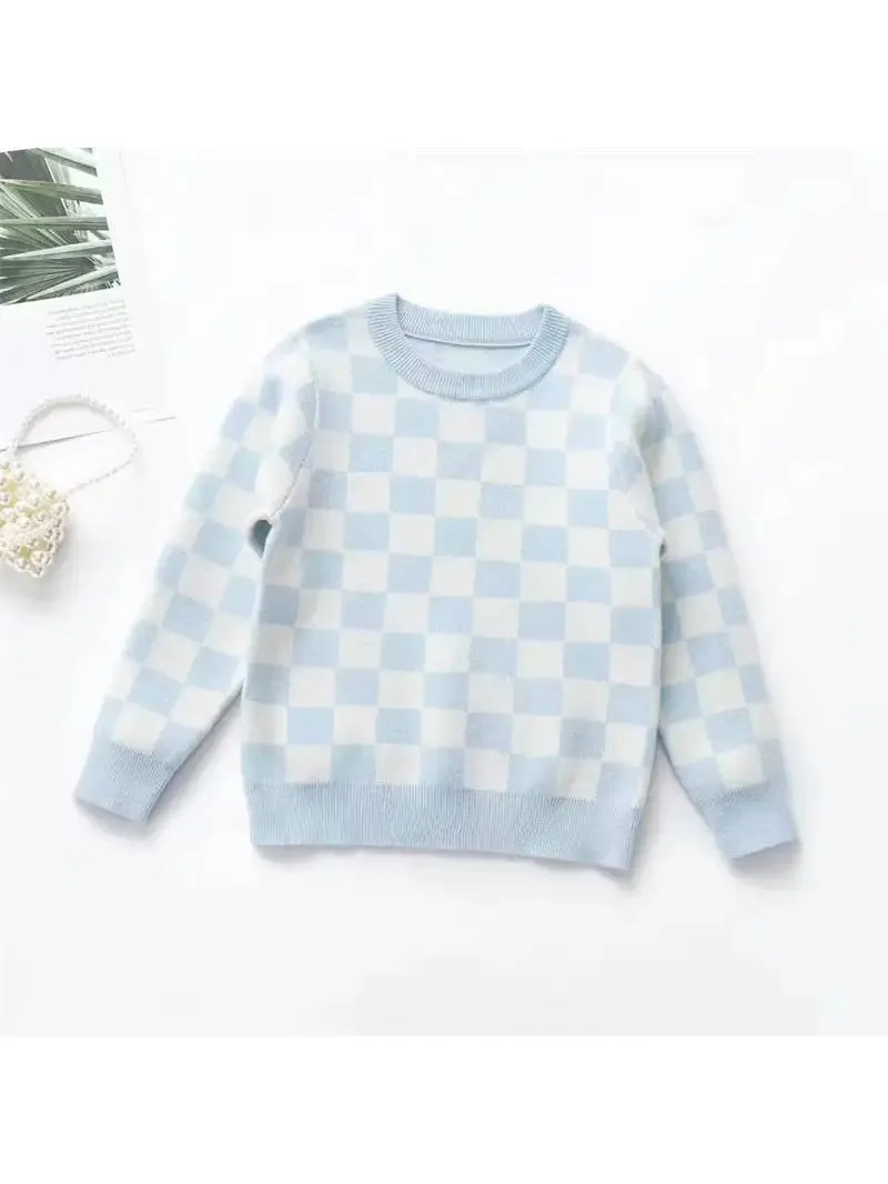 Checkerboard Sweaters (Multiple Colors)