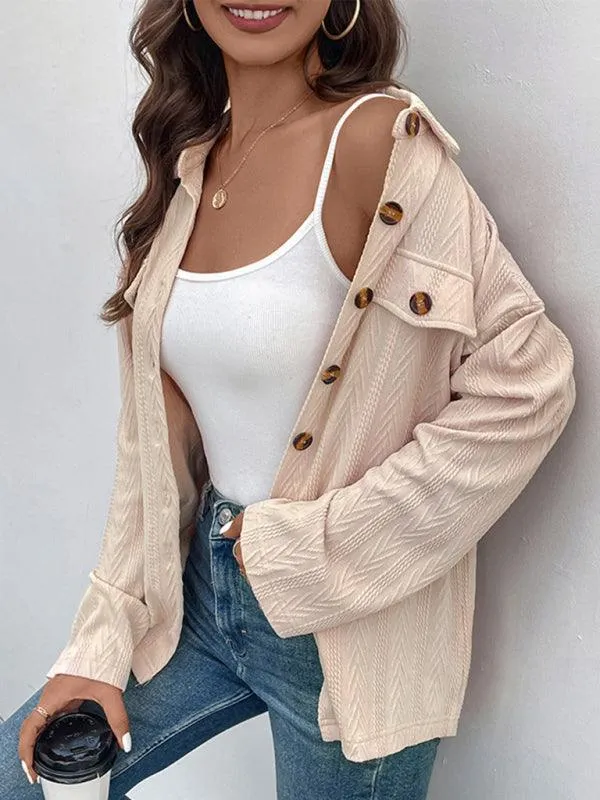 Chic Women's Lapel Cardigan: Your Year-Round Fashion Favorite