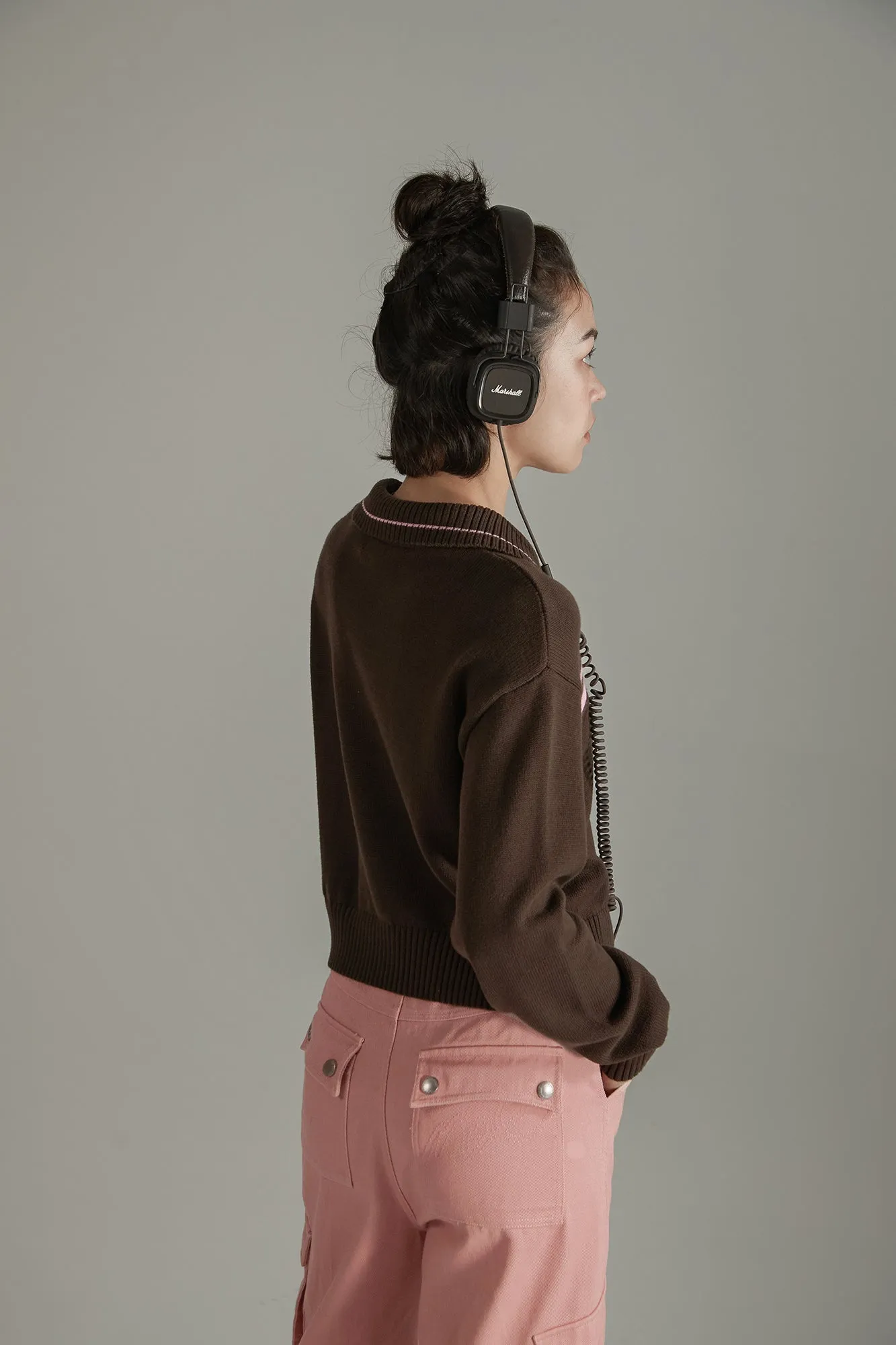 Collar Line Knit Sweater