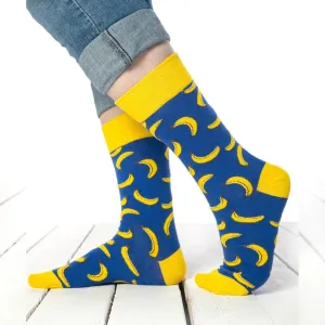 Cotton, Colourful, Banana Themed Socks