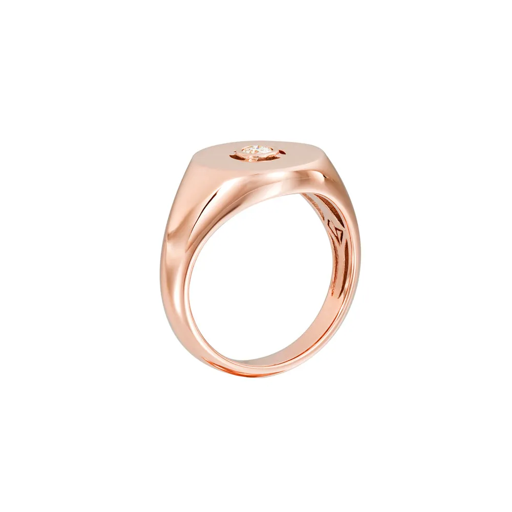 Discus Pinky Ring