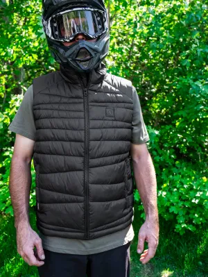 Earth Tripper Reversible Puff Vest - Black