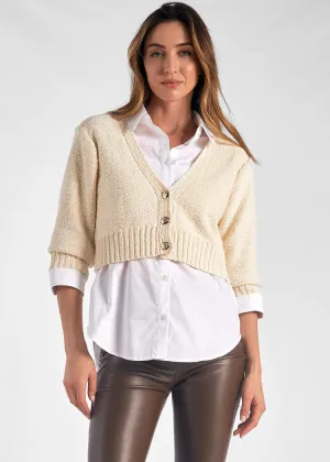 Elan Sonia Cardigan - Off White ***FINAL SALE***