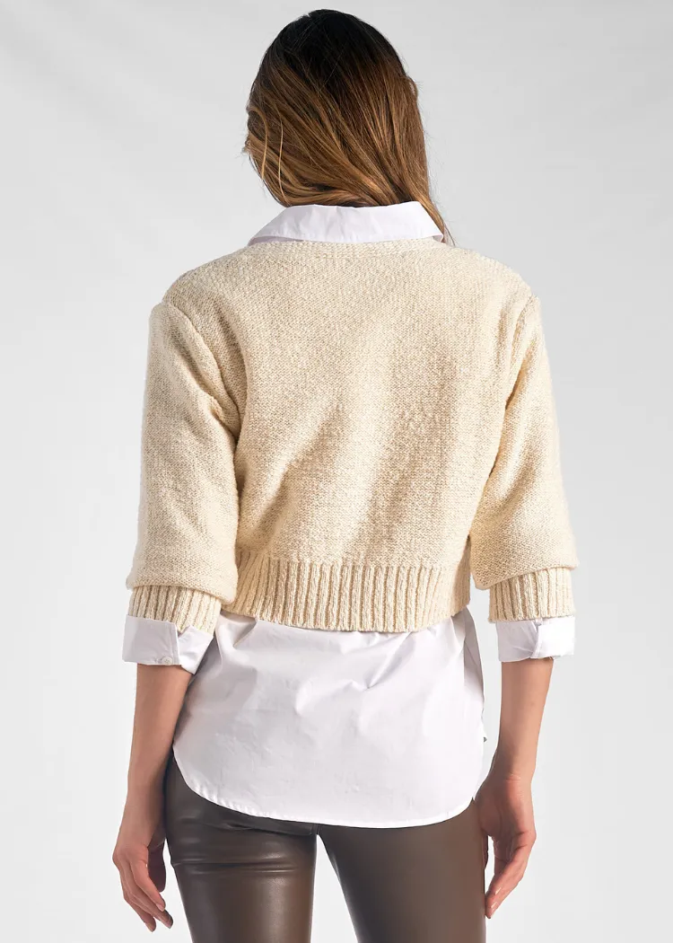 Elan Sonia Cardigan - Off White ***FINAL SALE***