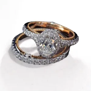 Elegant April Diamond Birthstone Ring