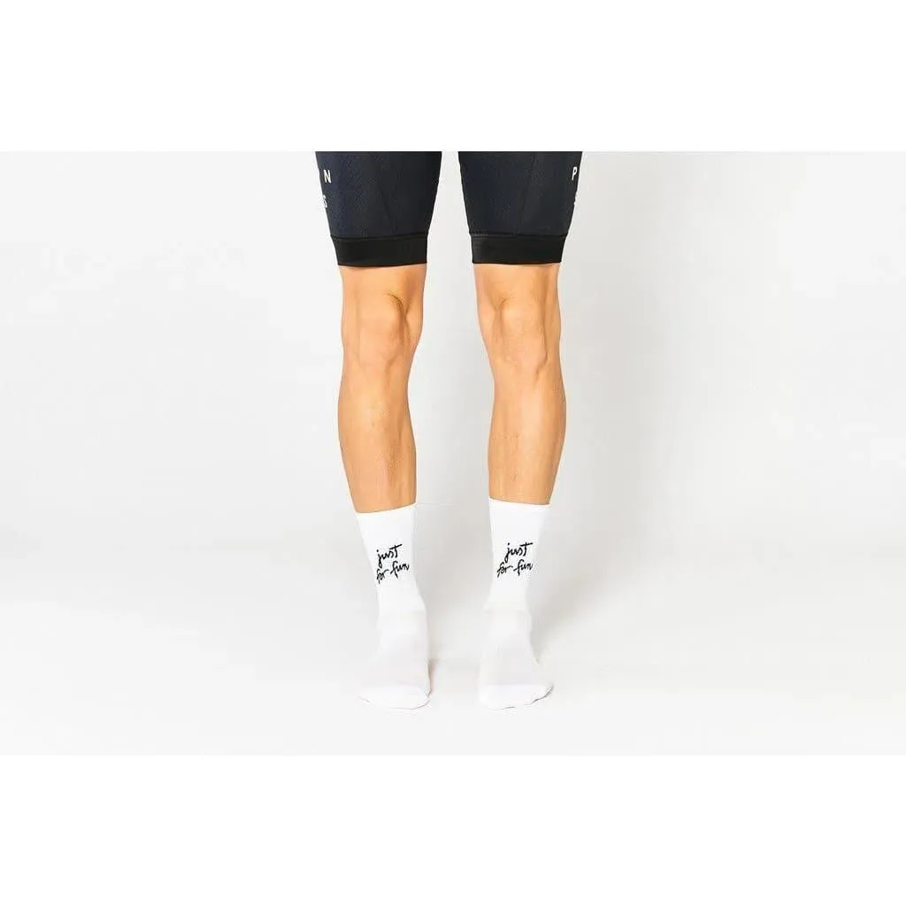 FINGERSCROSSED Socks Just for Fun - White