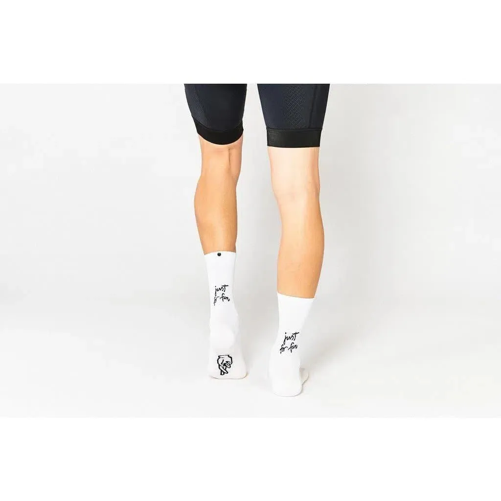 FINGERSCROSSED Socks Just for Fun - White
