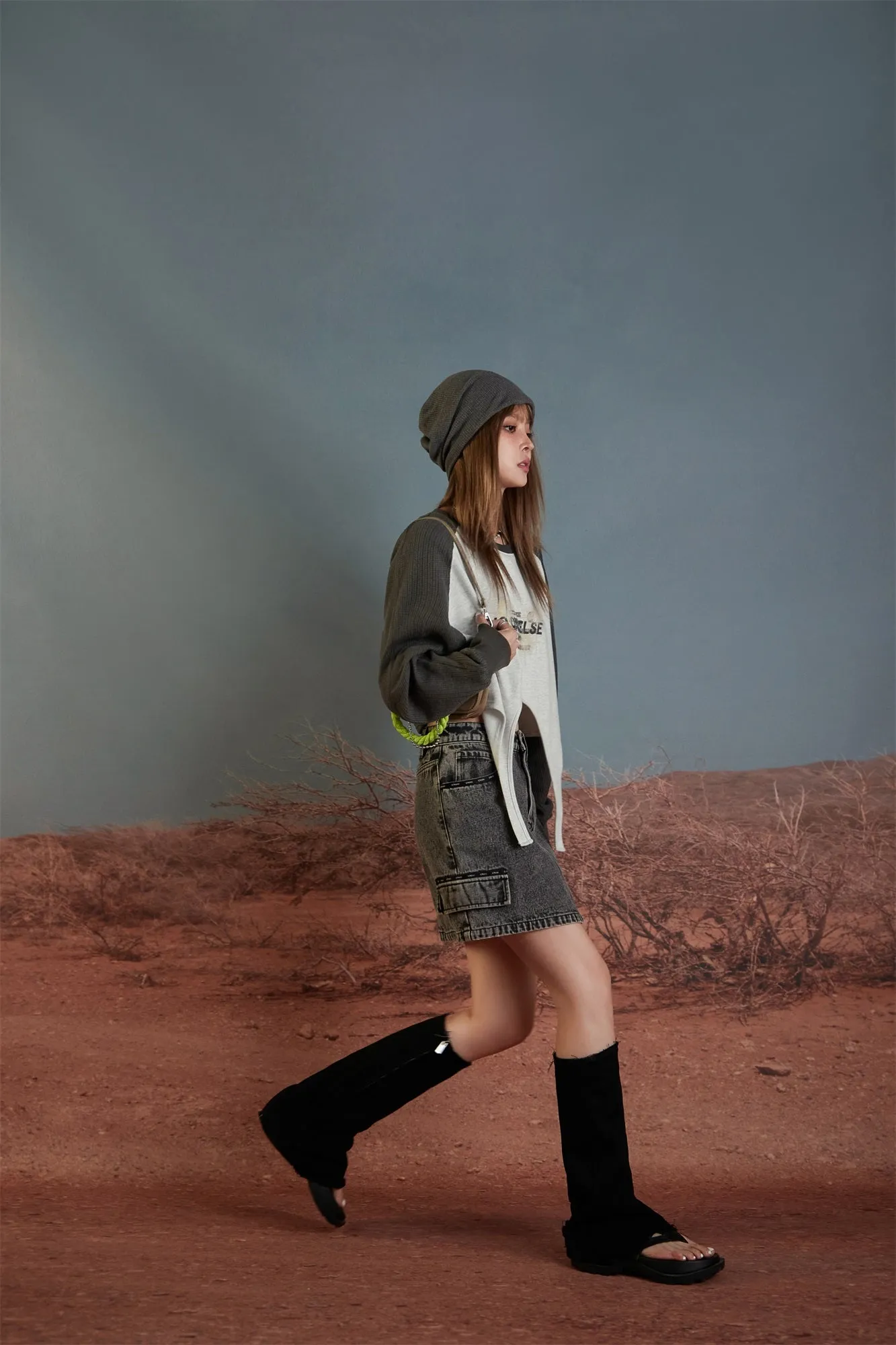 Garter Long-Sleeves Sweater
