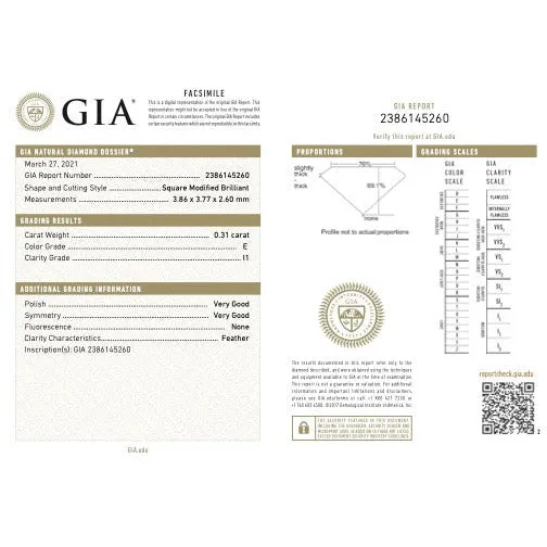 GIA Certified Princess Diamond Halo Ring