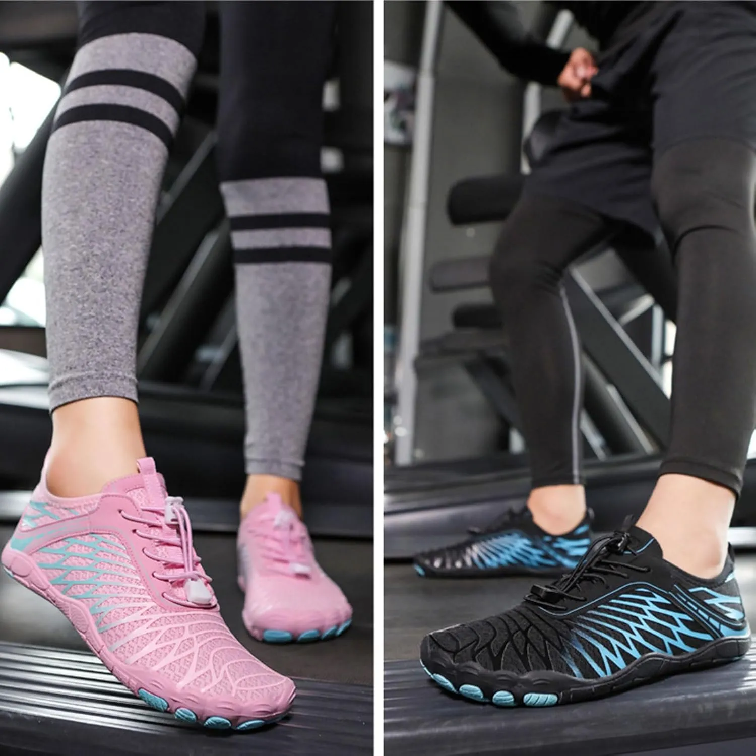 Hike Barefoot Footwear Shoes Women Men Pro Barefoot Shoes Healthy & Non Slip Wide Toe Box Womens Mens Lightweight Breathable Sports Hiking Walking Shoes Unisex