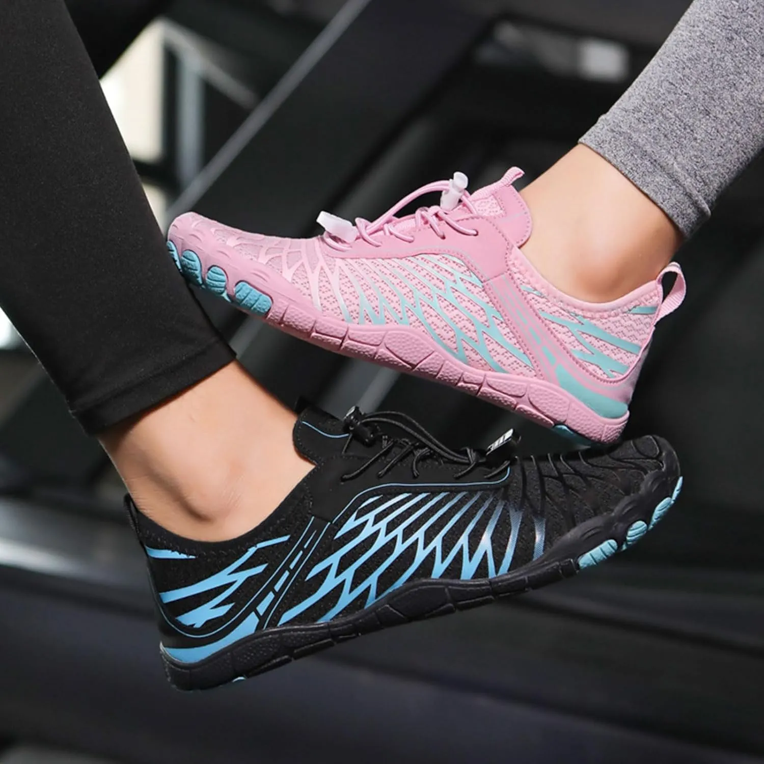 Hike Barefoot Footwear Shoes Women Men Pro Barefoot Shoes Healthy & Non Slip Wide Toe Box Womens Mens Lightweight Breathable Sports Hiking Walking Shoes Unisex