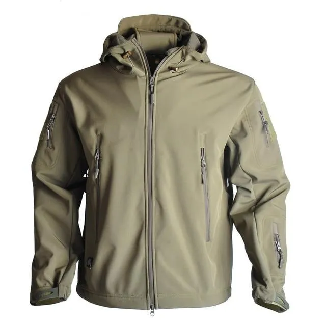 Hiking Army Jackets Men Military Airsoft Camping Tactical Jacket Winter Shark Skin SoftShell Waterproof Jacket Windbreaker