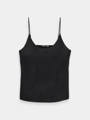 Jersey woven tank