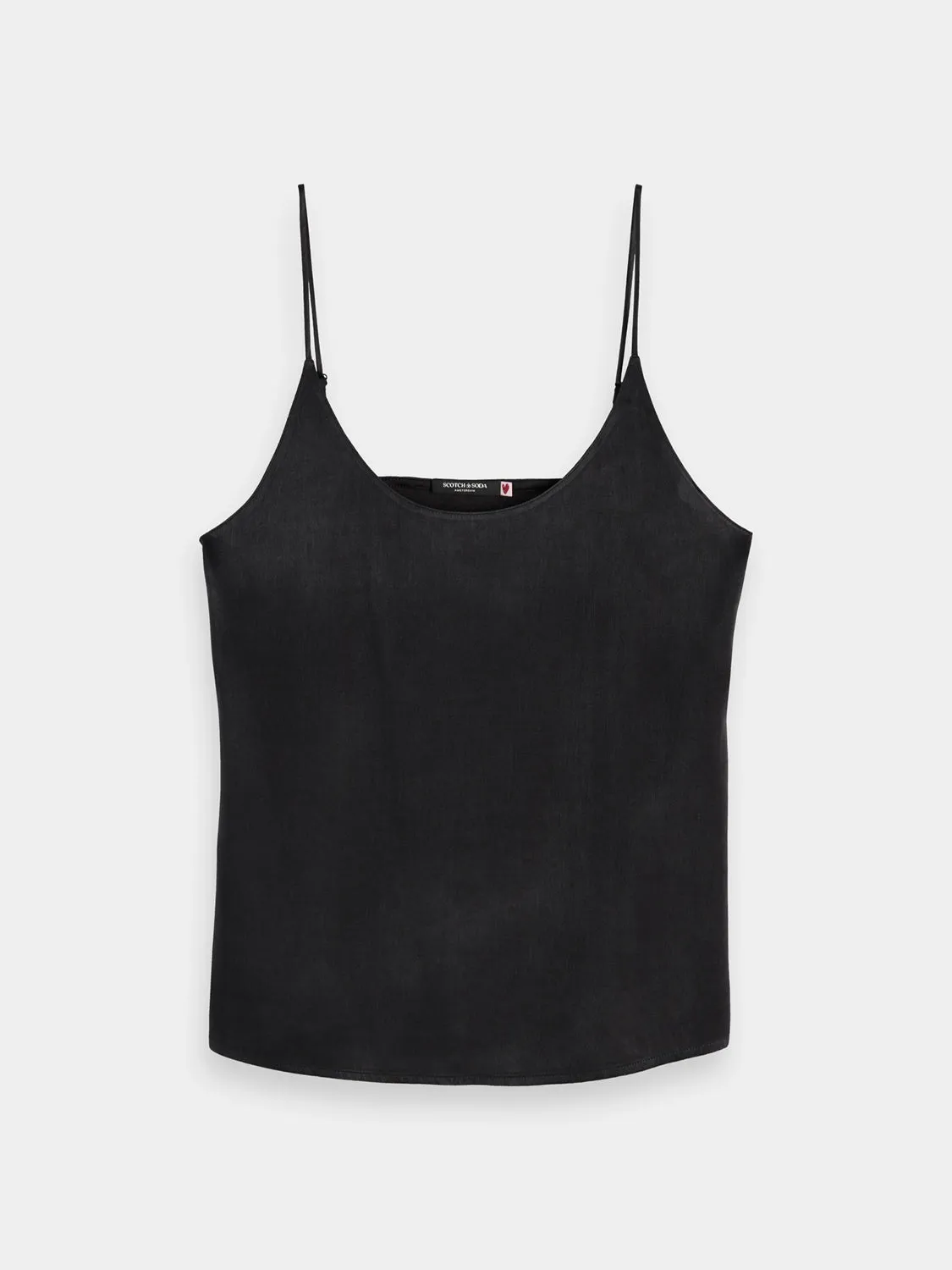 Jersey woven tank