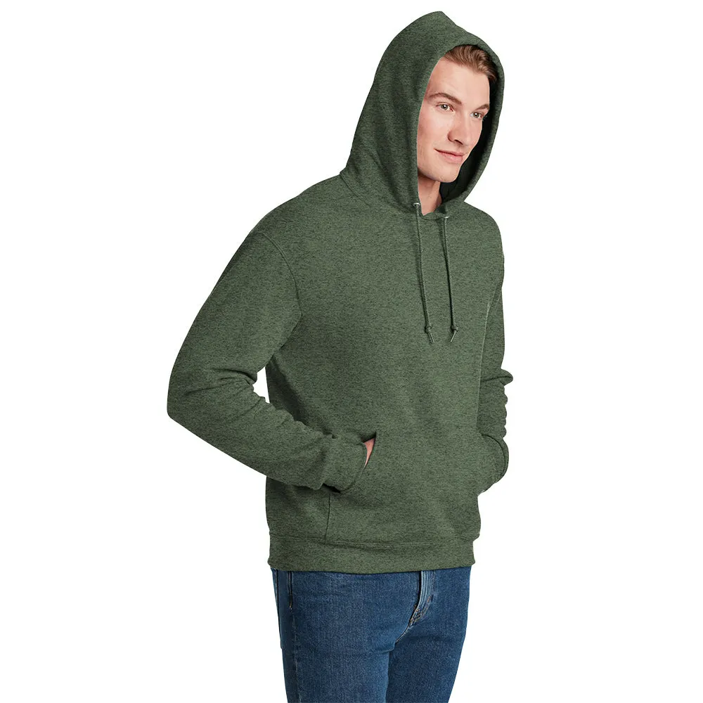 Jerzees® - NuBlend® Pullover Hooded Sweatshirt - Military Green Heather
