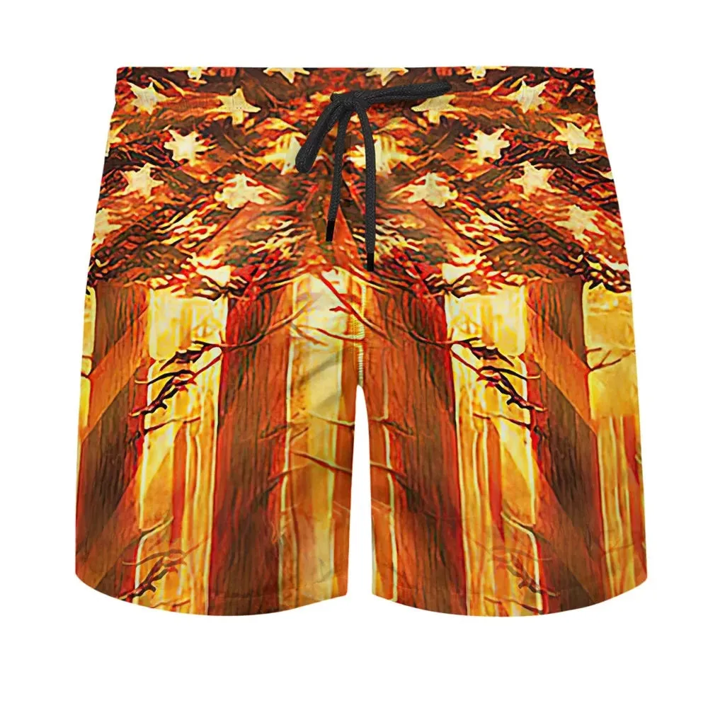 Jesus Walking In The Forest With The Sheep Hawaiian Shirt - Christian Hawaiian Shirt - Religious Hawaiian Shirts