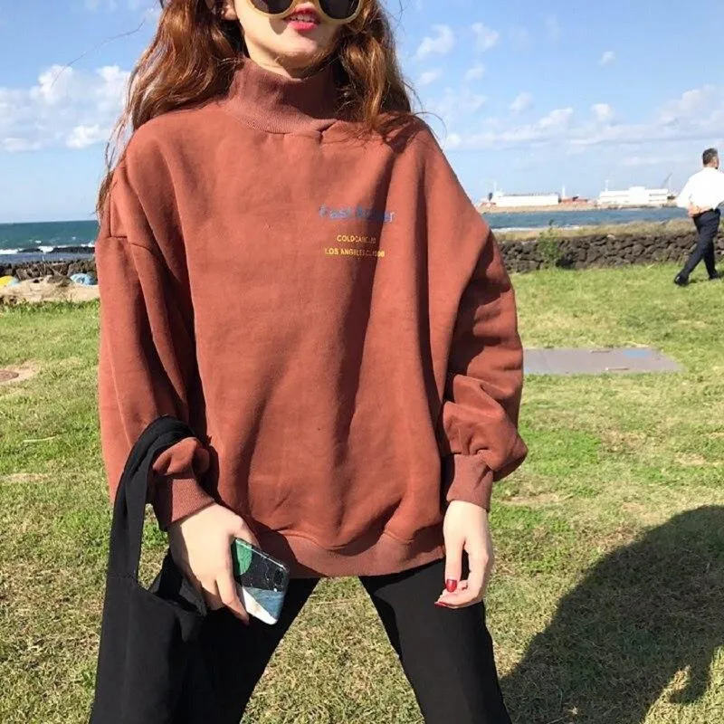 Korean Hoodie Vintage Fashion