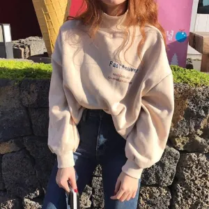Korean Hoodie Vintage Fashion