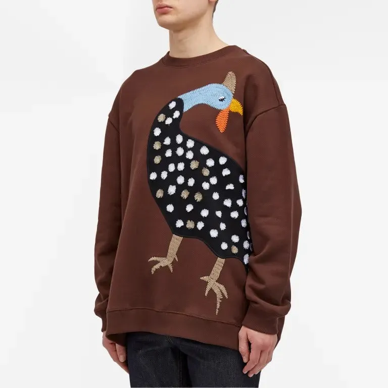 Loewe Bird sweatshirt, brown