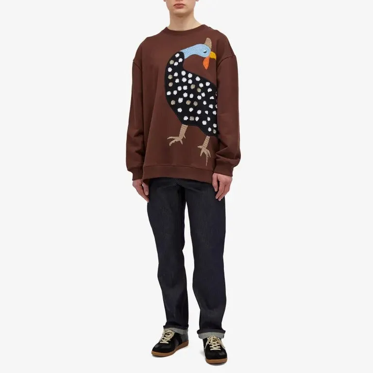 Loewe Bird sweatshirt, brown