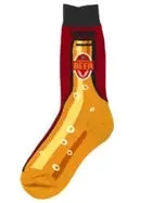Mens Sock -  Beer - Mens Sock #6934