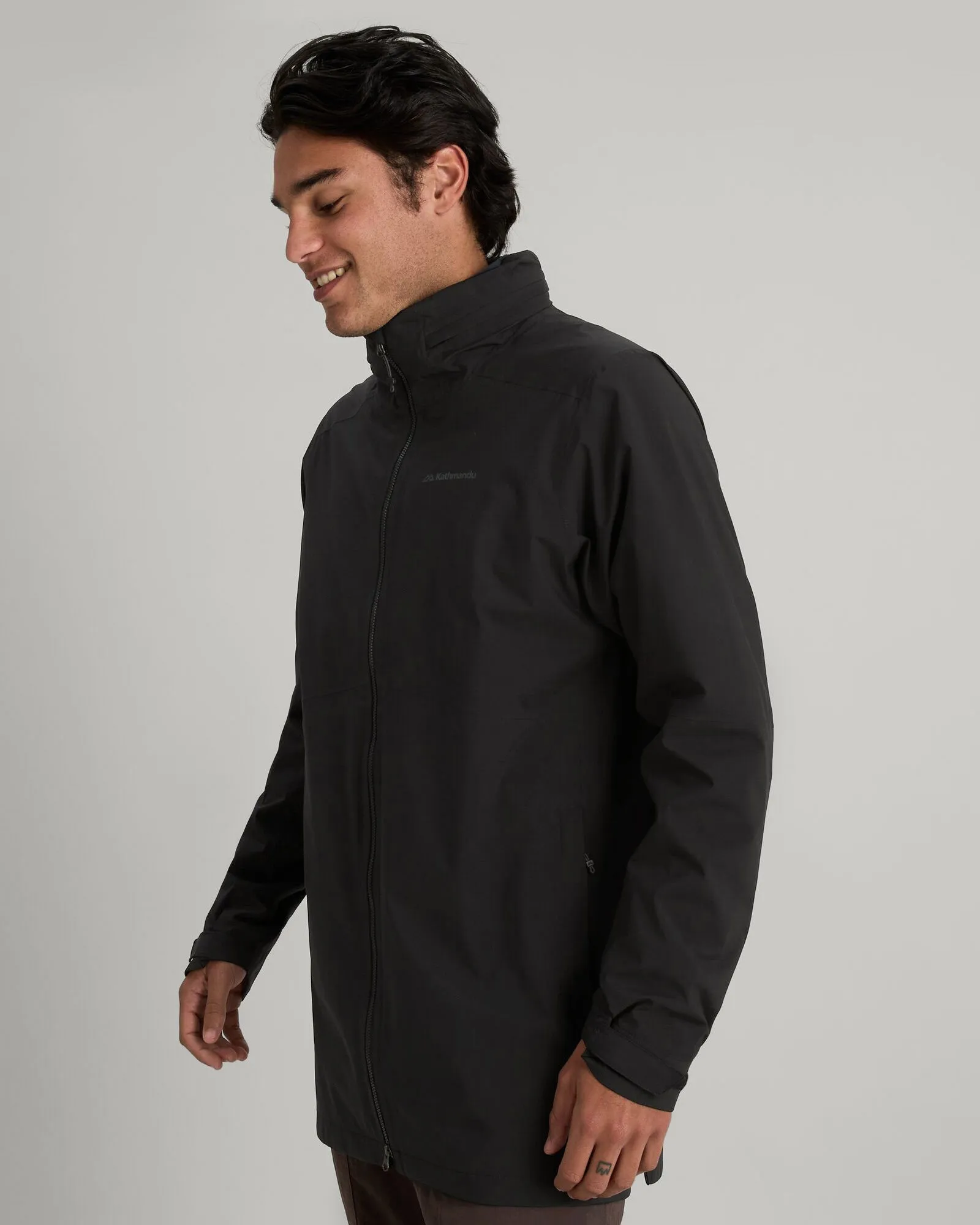Men's Trailhead Stretch 2.5-layer Rain Parka - Black Stingray