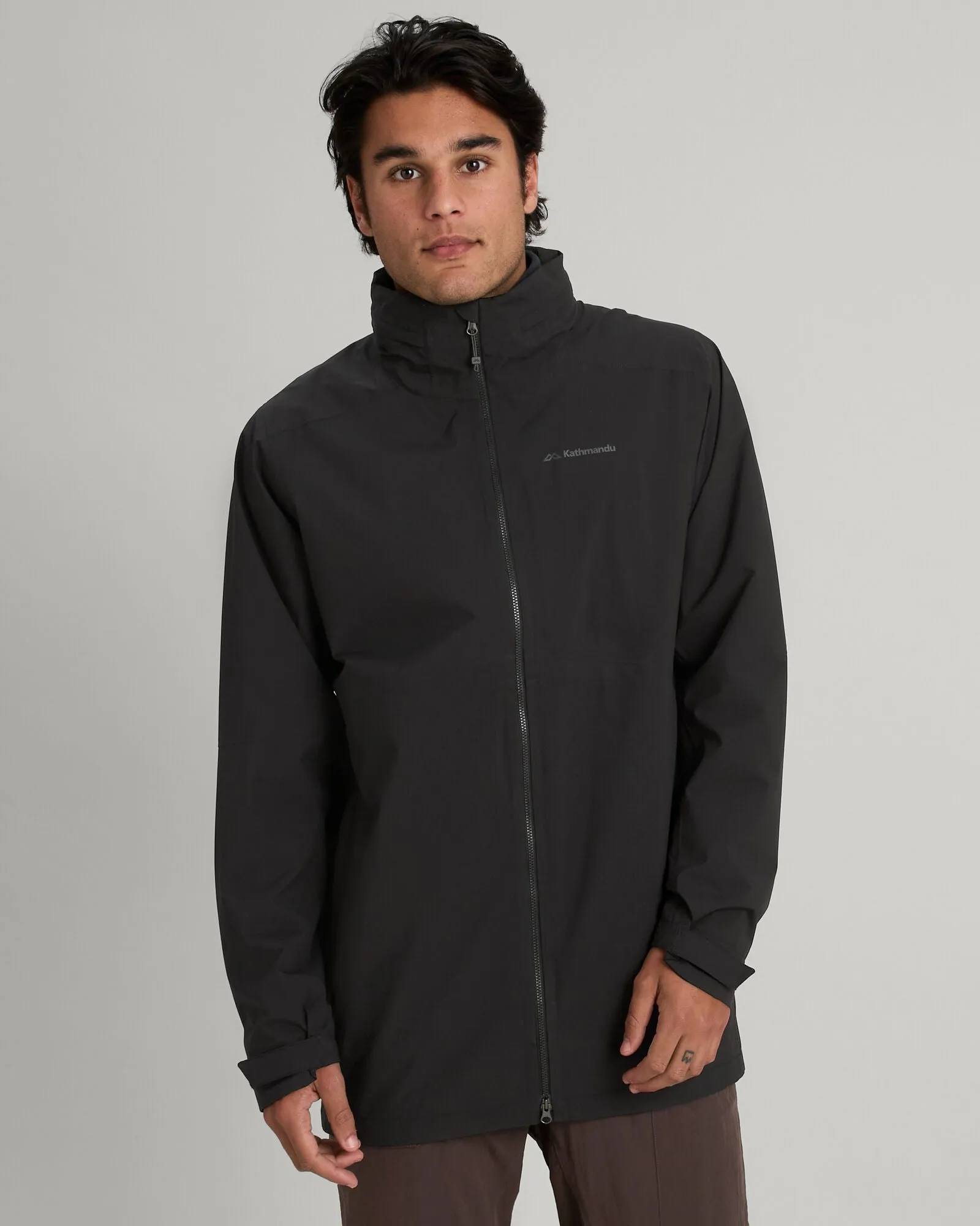Men's Trailhead Stretch 2.5-layer Rain Parka - Black Stingray