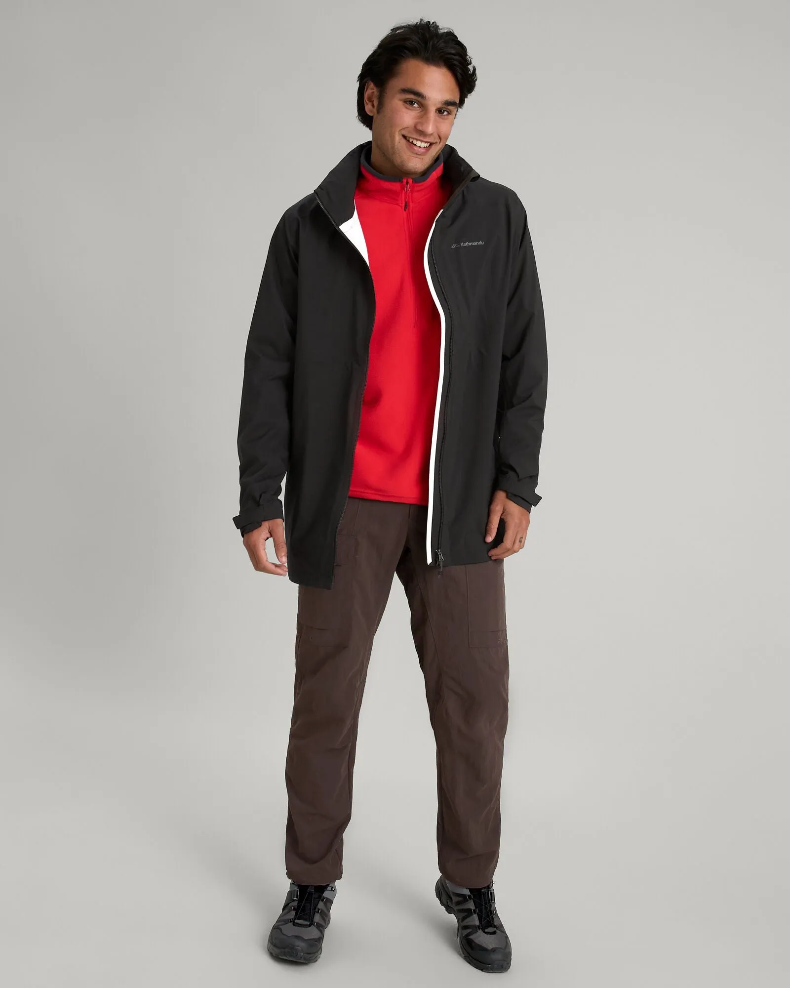 Men's Trailhead Stretch 2.5-layer Rain Parka - Black Stingray