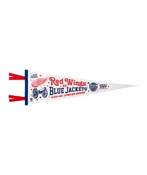 NHL Stadium Series™ Detroit Red Wings versus Columbus Blue Jackets Pennant • NHL x Oxford Pennant