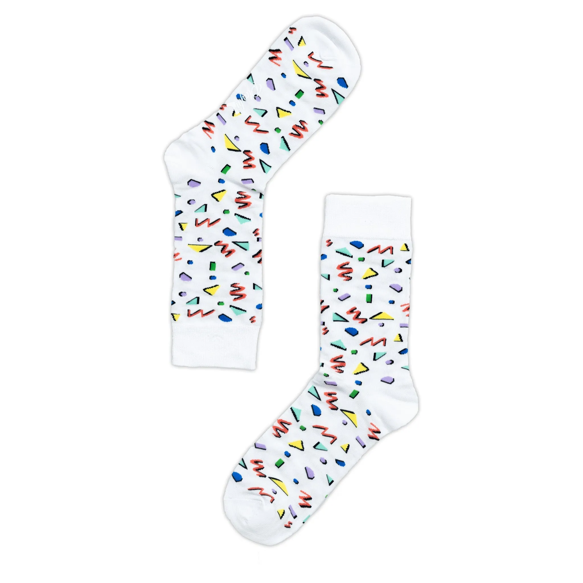 Playful Socks C 80s Day Time Party Socks