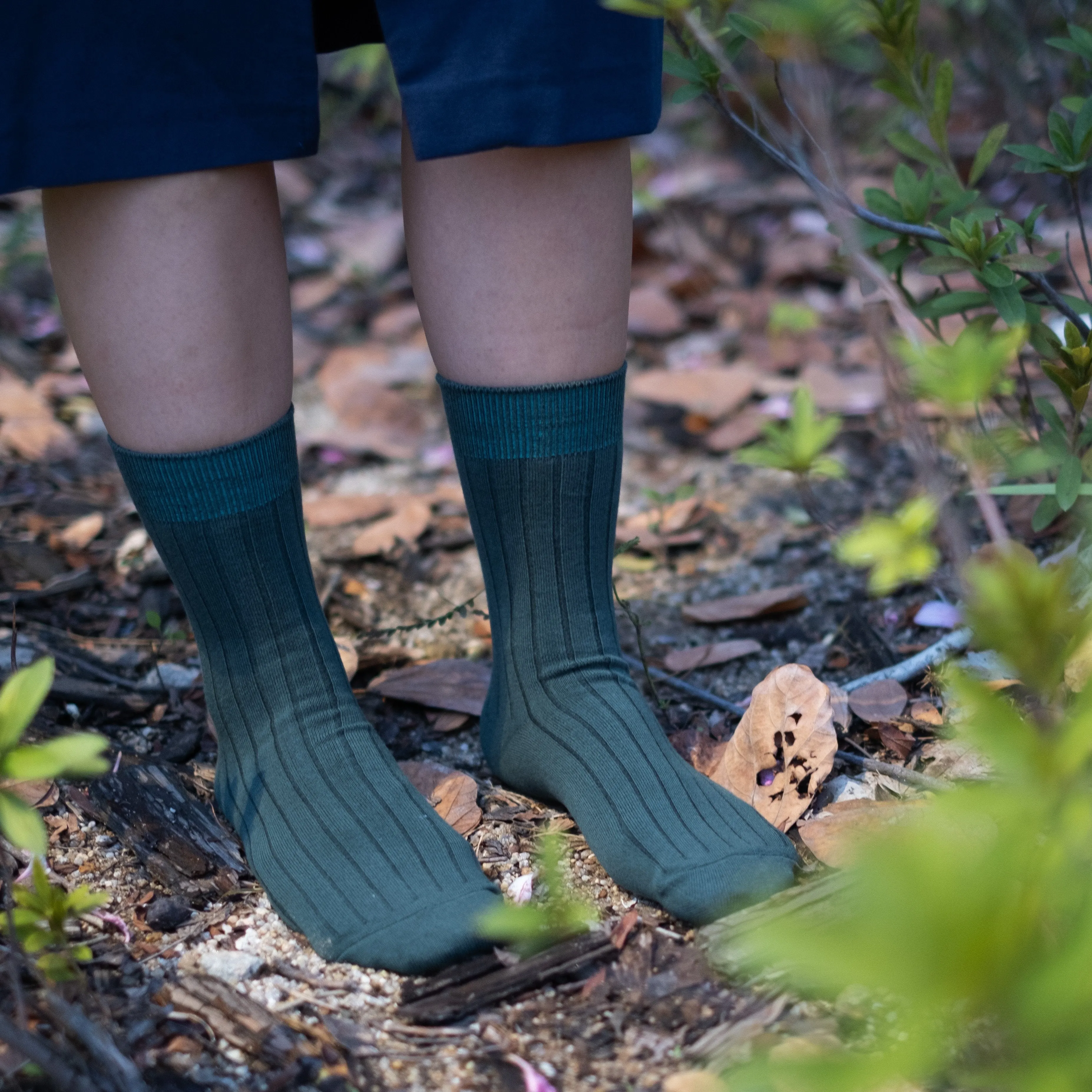 Playful Socks - Peacock Green