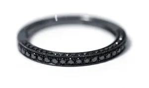 "Noir" Black Diamond Ring