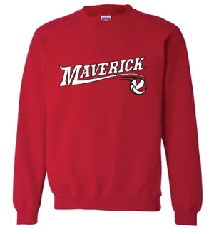 Red Swoosh Sweatshirt