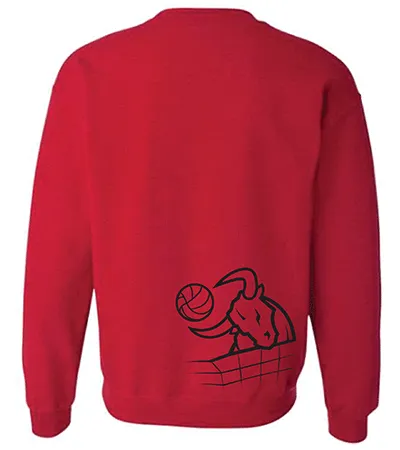 Red Swoosh Sweatshirt