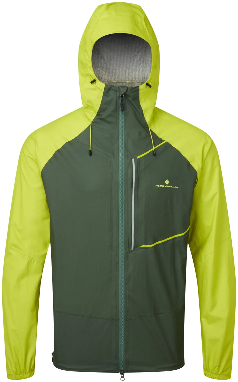 Ronhill Tech Fortify Mens Running Jacket - Green