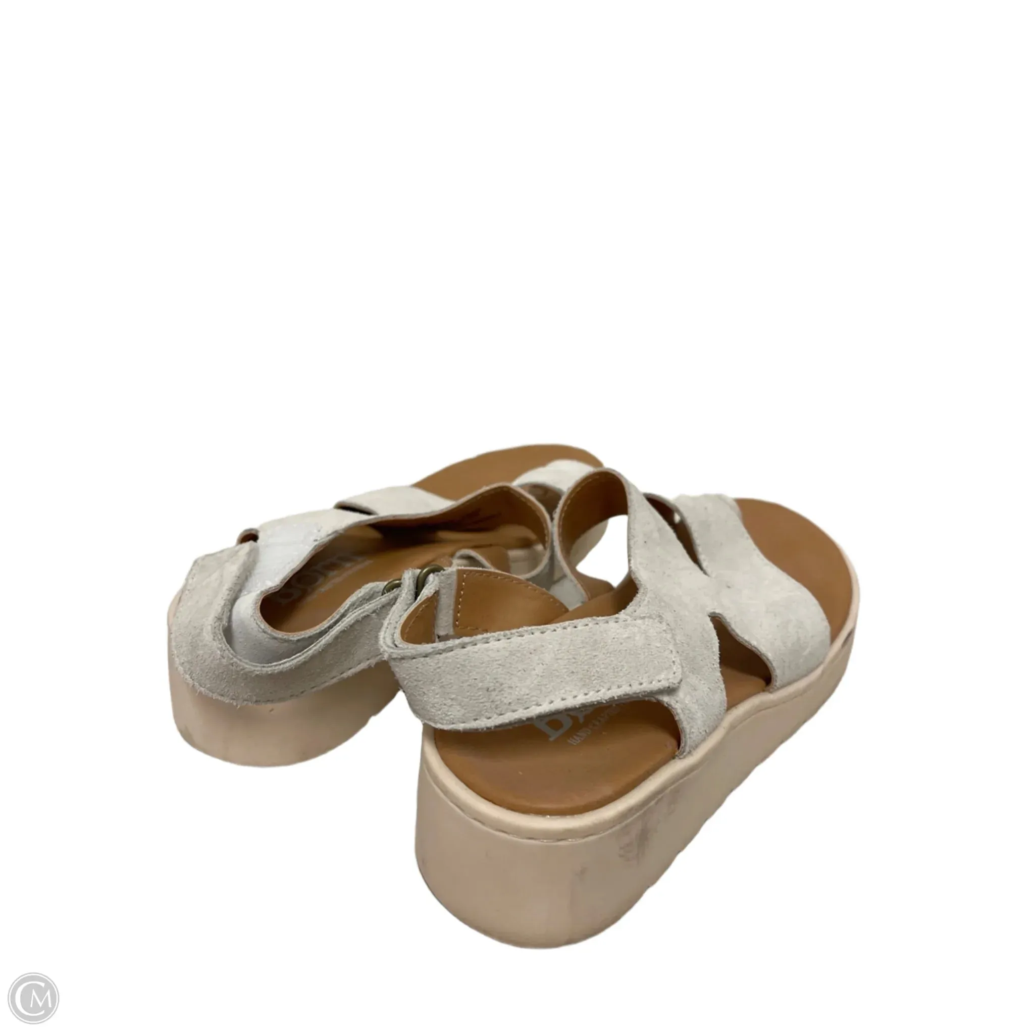 Sandals Flats By Born In White, Size: 8