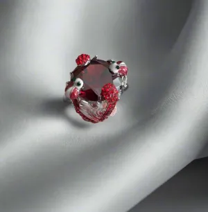 Sandra Ling - Ladybug Cocktail Rings