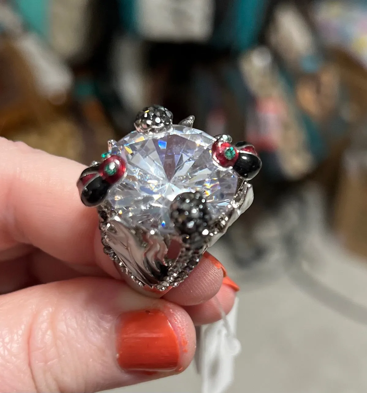 Sandra Ling - Ladybug Cocktail Rings
